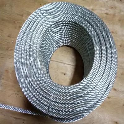 Electro. Galvanized 6*12 PP Steel Wire Rope