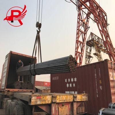 Good Quality Q345 Steel Welded Pipe Carbon Steel Pipe ERW Welded Black Round Pipe