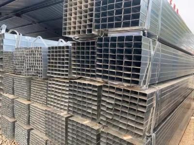 ASTM AA500 China Hot Dipped Pre Galvanized Gi Hollow Section Square Rectangular Iron Steel Tube Pipe Supplies