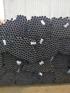 Construction Carbon Black ERW Welded Round Steel Pipe/Hot DIP Galvanized Pipe