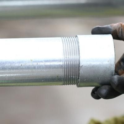 BS1387 Carbon Welded Steel Pipe Galvanized Threaded Steel Pipe