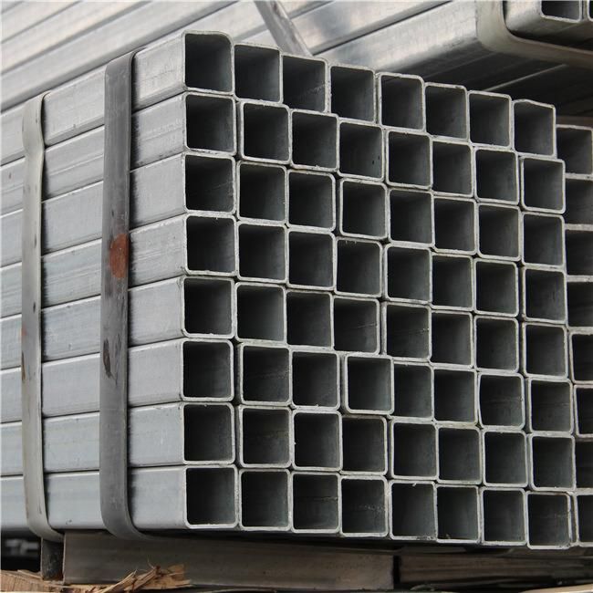 China Supply Q195 Low Carbon Black Steel Hot DIP Galvanized Coating Square Tube/Rectangular Square Tube