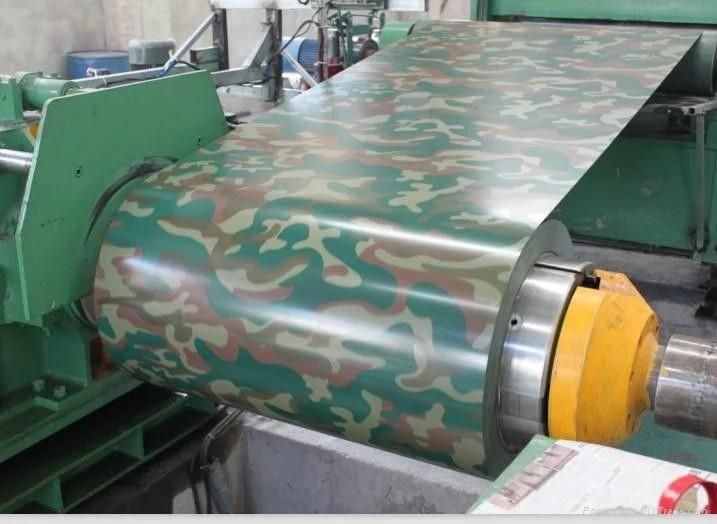 SPCC Grade Color Coated Galvanized Steel Sheet in Coil / Wood Grain Pattern
