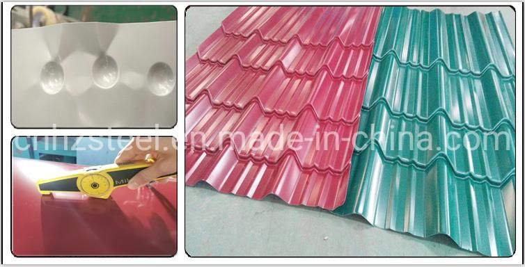 Zimbabwe Ral Color Coated Zinc Metal Corrugated Ibr Roof Sheet