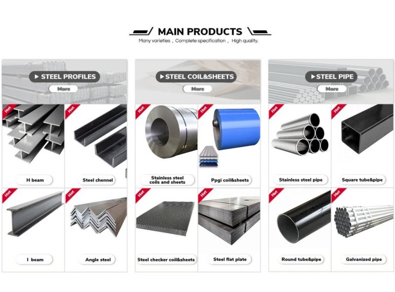 Hot Rolled Angel Steel/ Ms Angles L Profile Hot Rolled Equal or Unequal Steel Angles