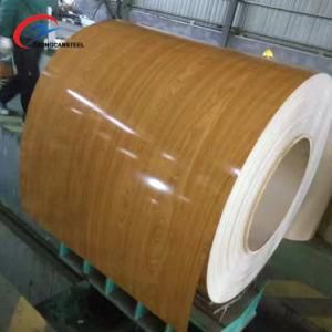 Wood Grain Design Zinc Coated Hot Dipped Prepianted Aluminized/Galvanized Steel PPGI Coil
