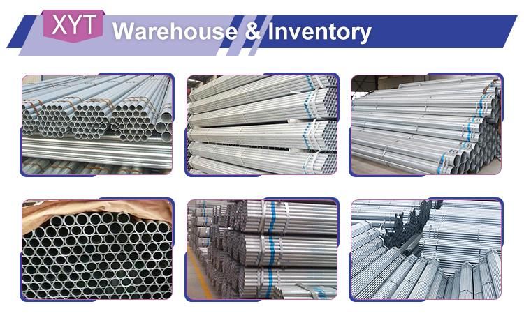 China Top Supplier Galvanized Steel Pipe Zinc Coated Galvanized Steel Tube on Factory Rates