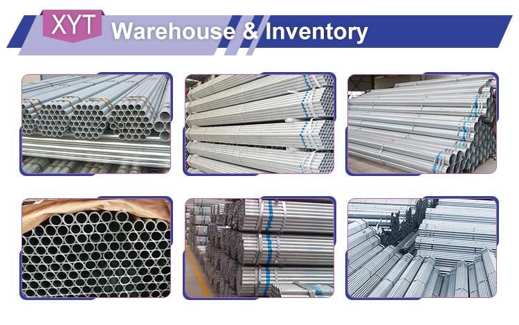 China Top Supplier Galvanized Steel Pipe Zinc Coated Galvanized Steel Tube on Factory Rates