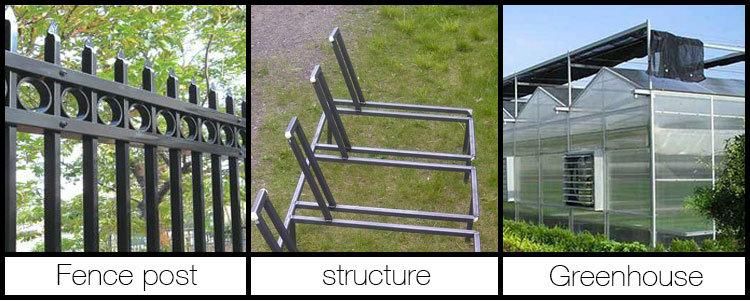 Youfa Brand Manufacturer Pre Galvanized Square Steel Pipe Hot DIP Galvanized Fence Tubing