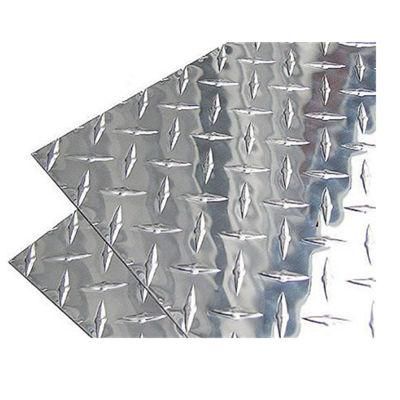 Anti-Slip Floor Used Hot Rolled SS304 Stainless Steel Checkered Plate