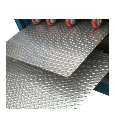 Building Material A36 Galvanized Mild Steel Checkered Plate