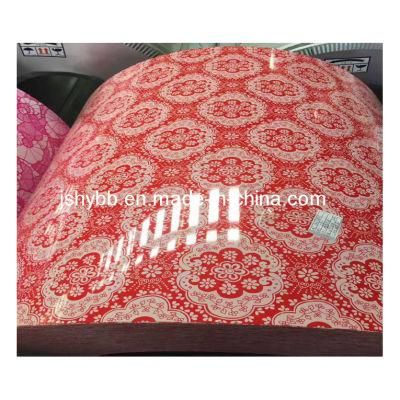 Second-Class PPGI Prepainted Flower Design Galvanized Steel Coil with Low Price