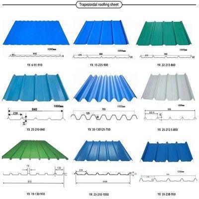 PPGI PPGL Building Roofing Material Color Coated Galvanized Steel Sheet
