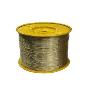 High Carbon Brass Copper Cotaed Steel Cord for Reinforcement Car Truck Radial Tyre 2*0.30ht PCR TBR LTR Tire or Conveyor Belt and Rubber Use