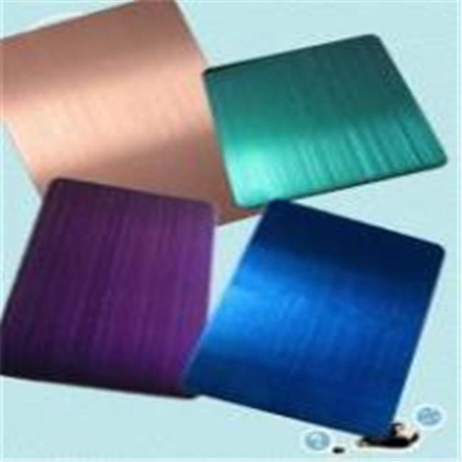 201 304 316 Titanium Golden Hairline Finish Stainless Steel Sheet
