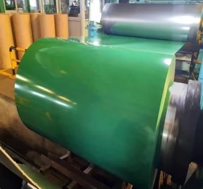 PPGI Galvanized Steel Iron Sheet Rolled Cold Steel Coil Green Color Coated Steel Coil