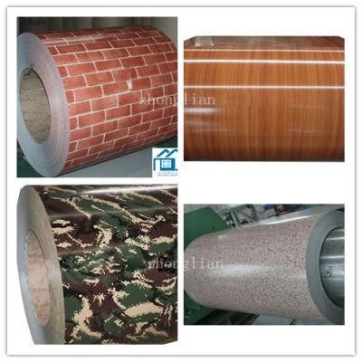 Wood Grain Camouflage Grain Brick Grain Painted Steel (ZL-PPGI)