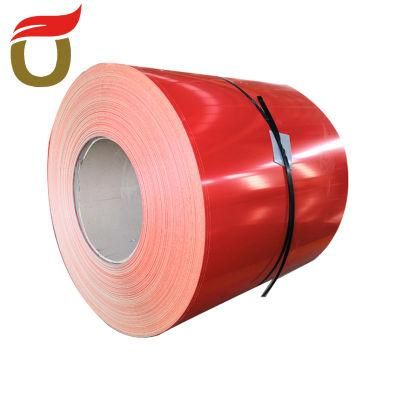 Hot Dipped Zinc Coated Dx51d Z275 Z350 Red White Blue Green Ral Color Coated Prepainted Galvanized Steel PPGL PPGI Coil