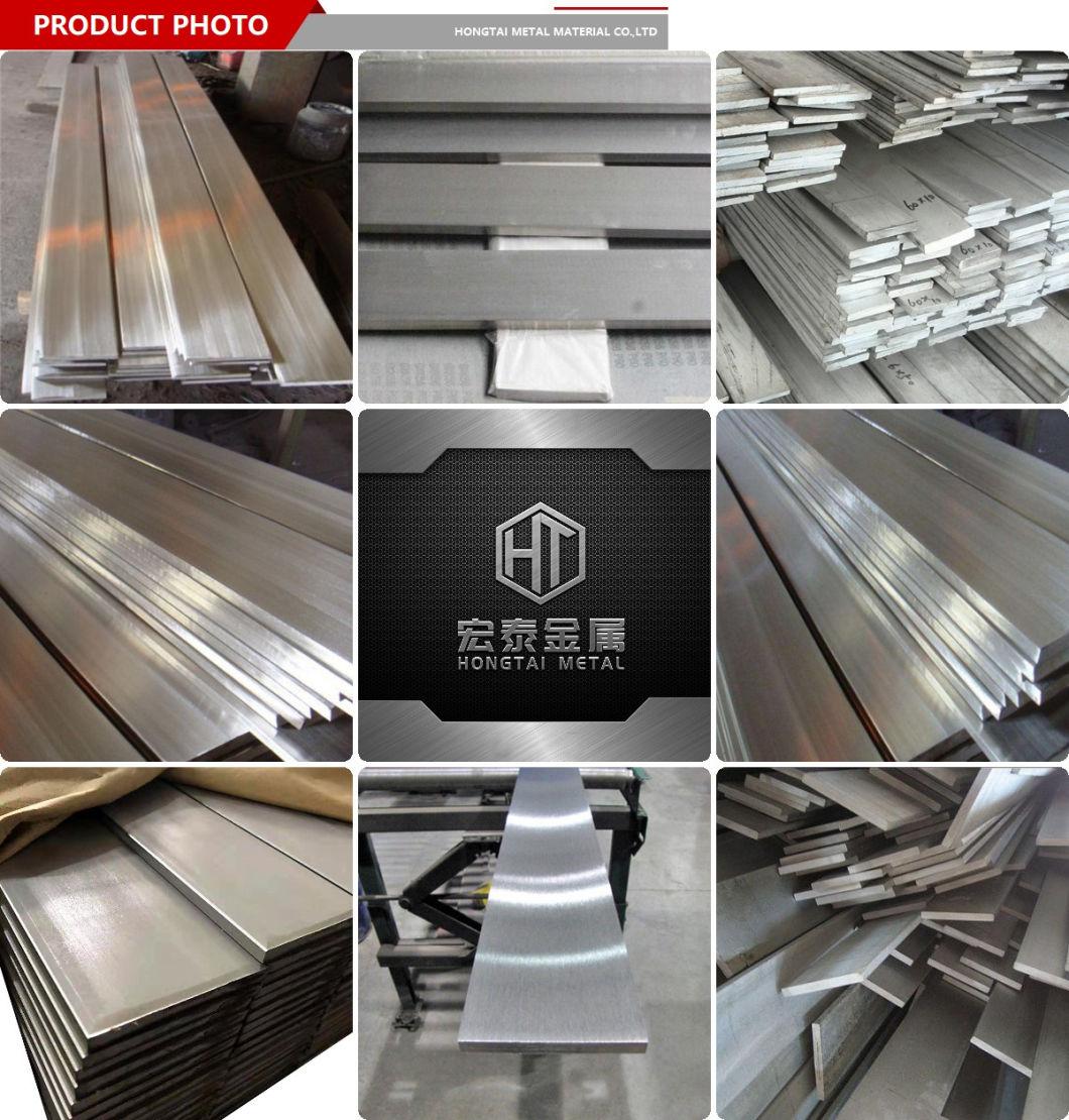 Spot Building Material Bright Polished Surface 201 304 321 316L 310S 904L Stainless Steel Flat Bar in Stock