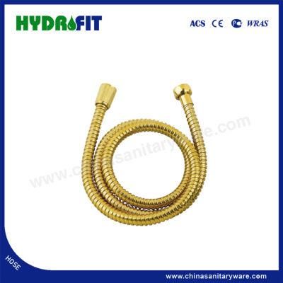 Ti-Plated Stainless Steel Shower Hose Flexible Hose (HY6011A)