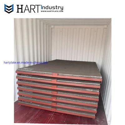 Anti-Wear Overlay Welding Steel Sheet / Hardfacing Abrasion Resistant Overlay Plate