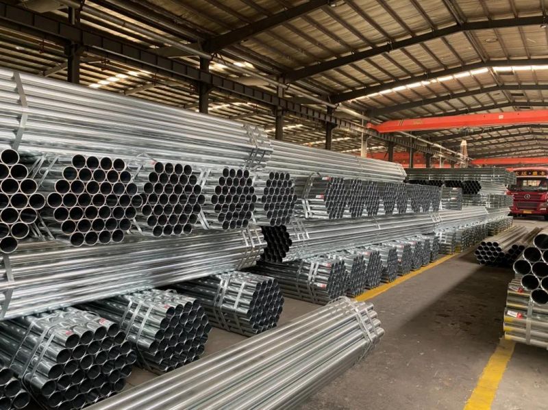 Pipe Factory Galvanized Steel Pipe Ms Round Tube for Scaffolding