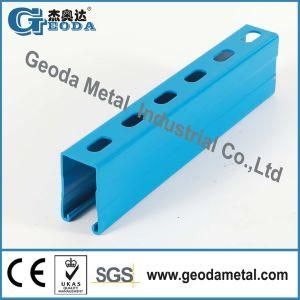 41 X 62 Powder Coated Unistrut Steel Slotted Strut Channel