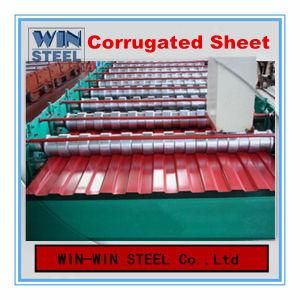 Resin Tile ASTM Metal Galvanized 125g Corrugated Steel Color Sheet for Roofing/Wall