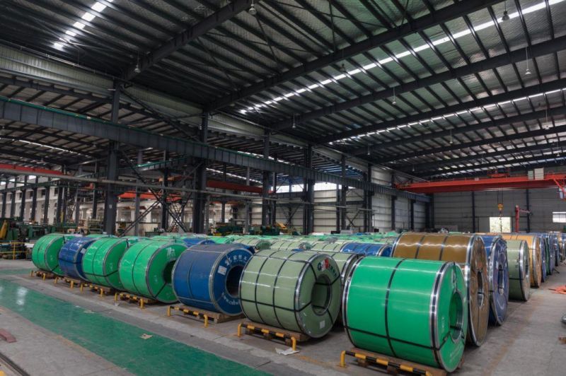 PPGL/PPGI Dx52D CGCC G550 G450 3105 301 304 Finishing Galvalume Steel Coil with Coating for Boiler Plate