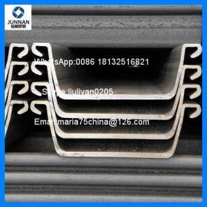 Hot Rolled Profile Sy295 Larsen Steel Sheet Pile with JIS Standard