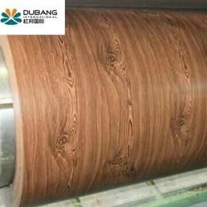 Wood Pattern Designed Prepainted Steel Coil Grain PPGI
