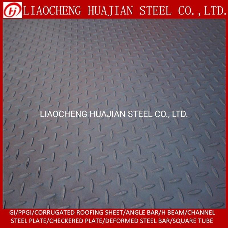 Chinese Factory Checker Plate Chequer Plate Anti-Slip Steel Plate