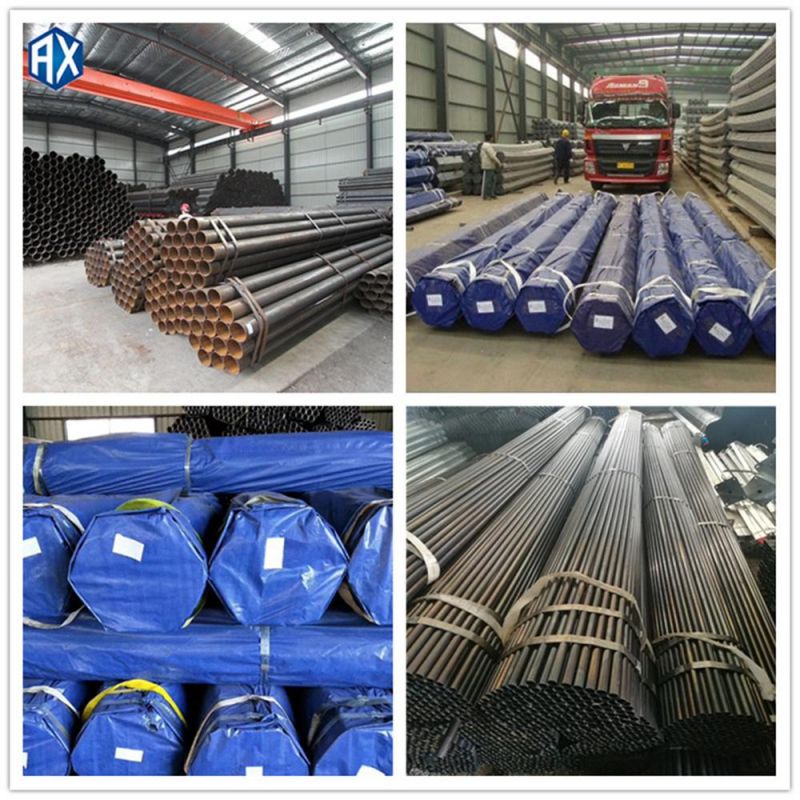 1/2"-24" (20mm-610mm) Building Material Black Carbon/Galvanized/ERW/Welded/Seamless/Spiral/Casing Steel Pipe for Greenhouse/Scaffolding/Furniture