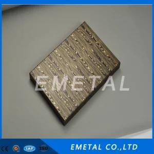 Inox Cold Rolled 201 304 Etched Decorative PVD Color Plating Stainless Steel Sheet for Building Material
