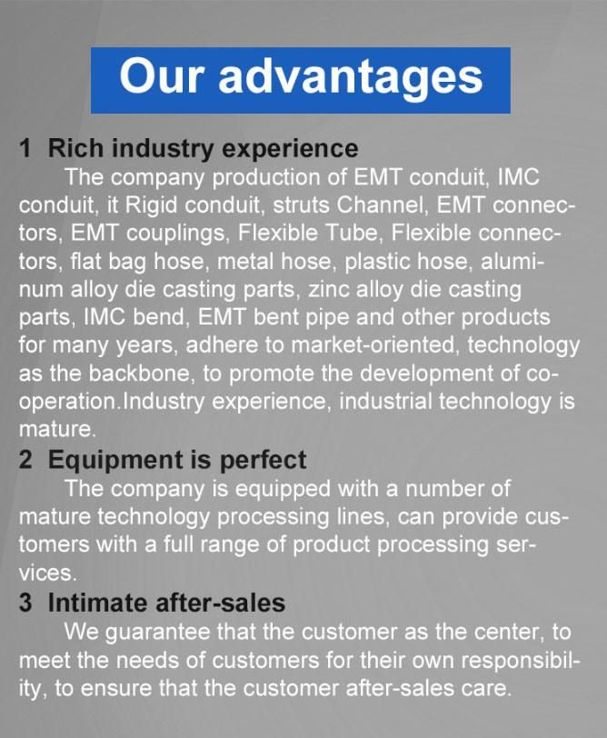 Hot-Dipped Galvanized Electrical EMT Conduit Pipe Steel Conduit