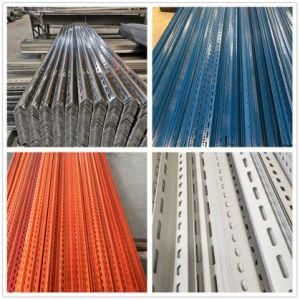 Power Coated Steel Slotted Angle for Assemble Rack and Steel Structure