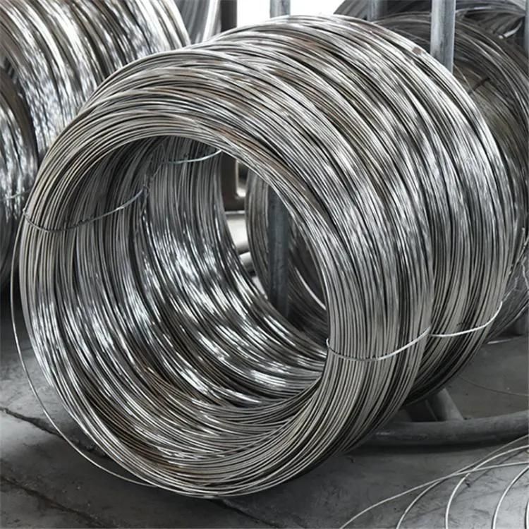 High Carbon Galvanized Steel Wire 304 316 316L Steel Wire Rope