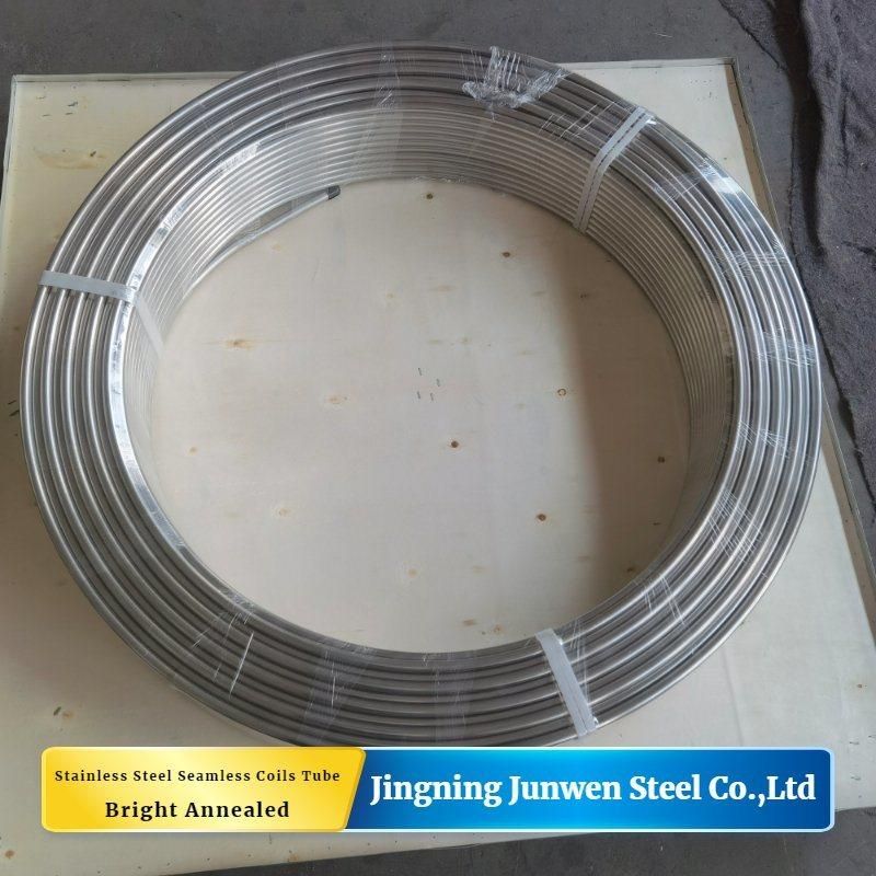Duplex 2205 4.76mm-25.4mm Stainless Steel Tubing Coil