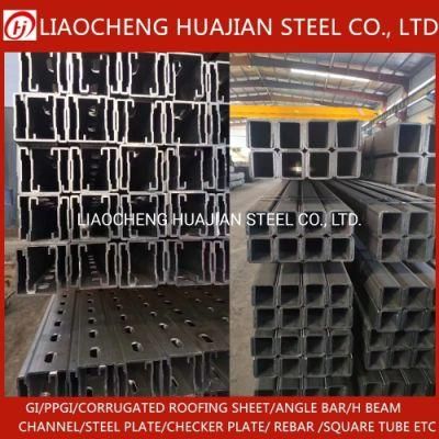 Galvanized Mild Steel Structure Frame Steel Profile C U Channel Z Purlin for Building Material