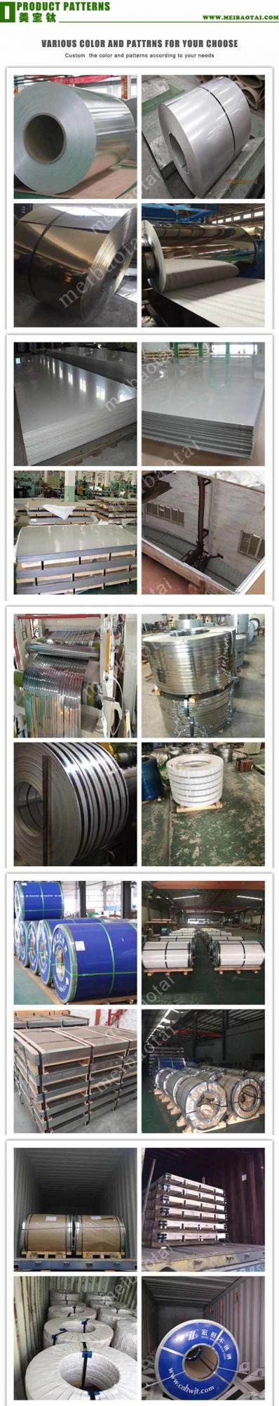 AISI 201 301 304 316 316L 410 420 421 430 439 2b Ba Mirror Finished Cold Rolled Stainless Steel Strip for Decorative Pipe