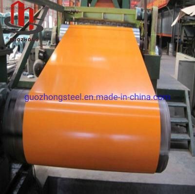 Top Selling Guozhong Color Coated Steel Coil Q235A ASTM A283m Hot Rolled Color Coated Steel Coil/Plate with Good Price