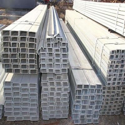 Standard Sizes Hot Rolled 100*50*5mm Galvanized Steel U Channel Bar