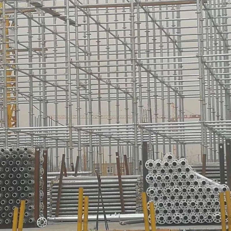 Galvanized Steel Layher Allround Ringlock Used Scaffolding for Sale