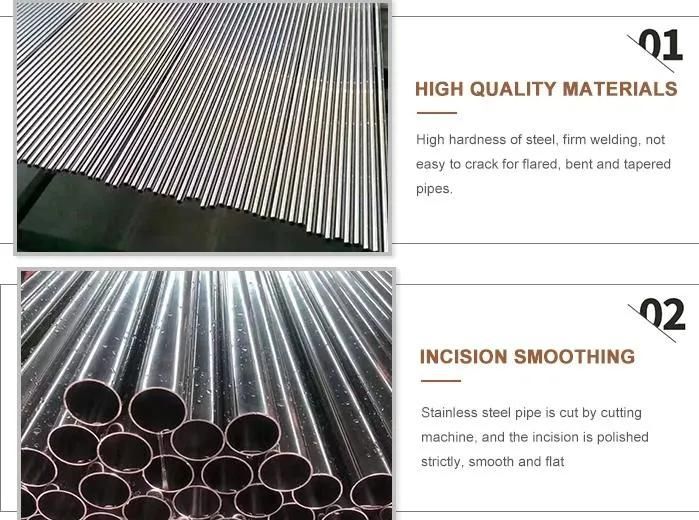 Manufacturer Price ASTM AISI JIS 304 304L 316L Round Stainless Steel Pipe