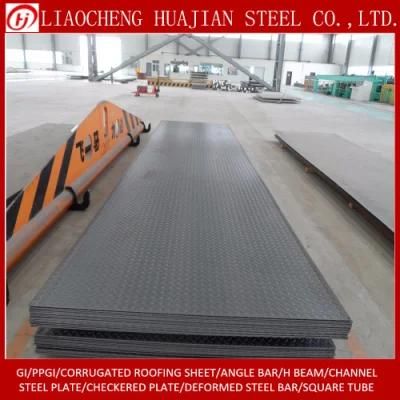 Hot Rolled Checkered Steel Plate with High Quality