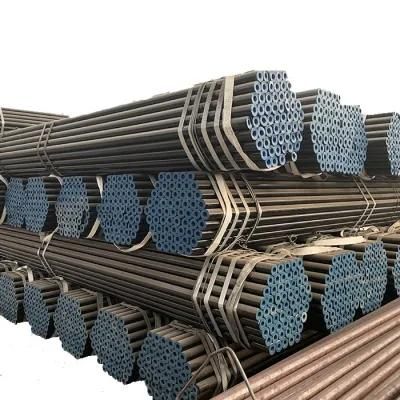 ASTM A53 Schedule 40 Carbon Seamless Steel Pipe with Black Painting Hot Rolled Steel Pipe Price