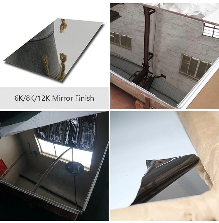 Customized Size Cold Hot Rolled 201 202 301 SUS304 304L 316 Cladding Stainless Steel Sheet