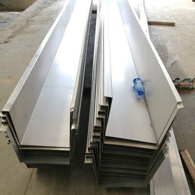 Good Quality 304 316L 321 2205 Stainless Steel Gutters / Roofing Rain Water Gutters Stainless Steel Metal