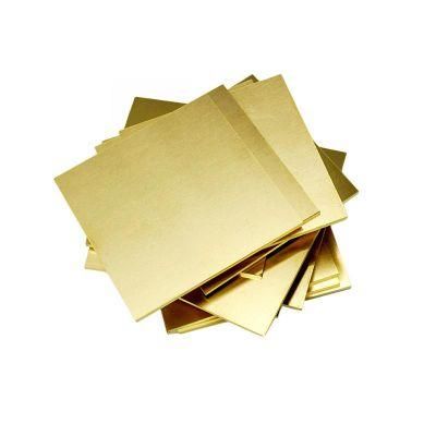 Best Quality Customized H80 H85 H9 for Decoration Thick Plate Tp2 H59 H60 Pure Copper Grade Copper Plate Brass Sheet