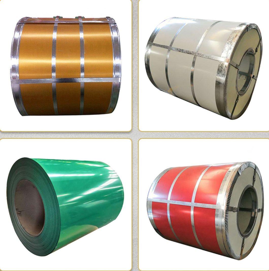 Latest Red/Blue/Green/Black/White Color Coated Prepainted Galvanized Steel Coil, PPGI Coil PPGL Coil for Roofing Sheet and Iron Tile